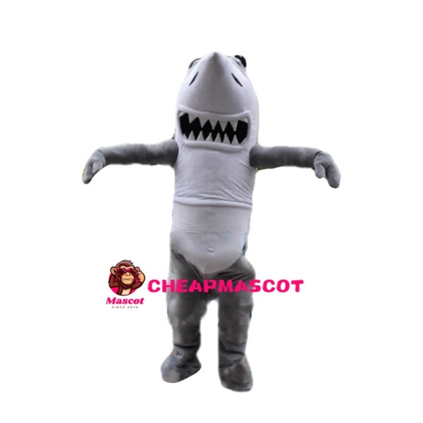 Bloody Cruel Shark Mascot Costume
