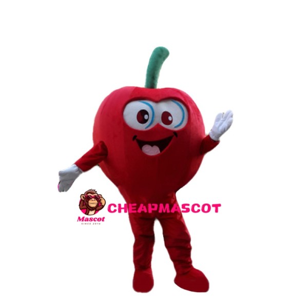Ripe Red Apple Mascot Costume
