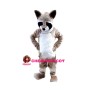 Drowsy Light Brown Raccoon Mascot Costume