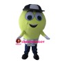 Yellow Light Bulb Mascot Costume