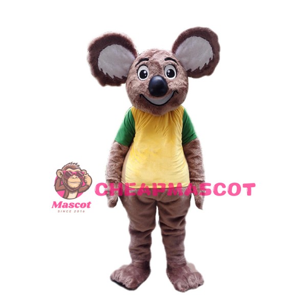 Happy Plush Brown Koala Mascot Costume