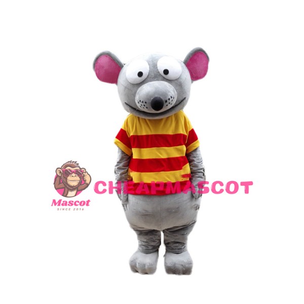 Cartoon Mouse Big Eyes Mascot Costume