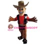 Optimistic Western Cowboy Mascot Costume