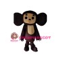 Cartoon Pleased Brown Koala Mascot Costume