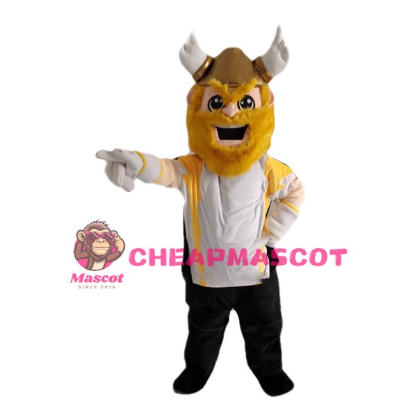 Happy Viking Warrior Mascot Costume