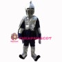Silver Knight Armor Mascot Costume 