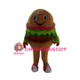 Lovely Cartoon Hamburger Mascot Costume 