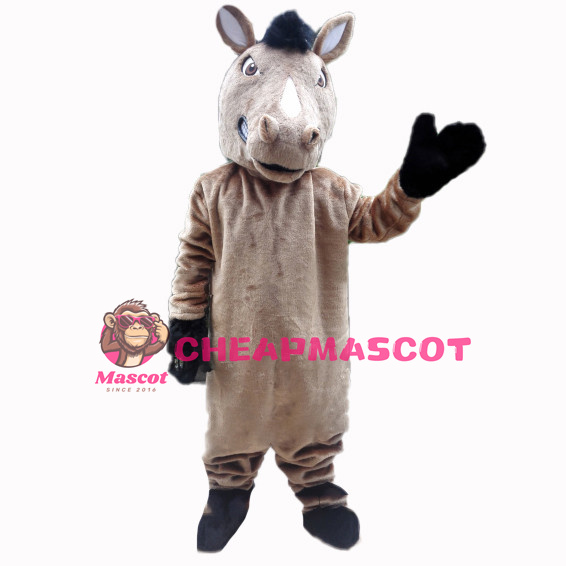 Fierce Mustang Horse Animal Mascot Costume 