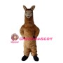 Brown Alpaca Animal Mascot Costume 