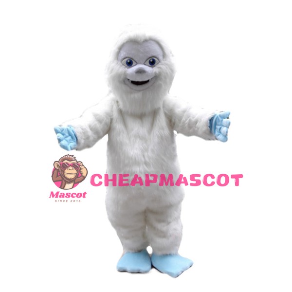 White Gorilla Mascot Costume 