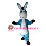 Blue Donkey Mascot Costume 