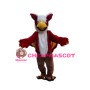 Mythical Eagle Monster Griffin Red Mascot Costume