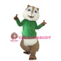 Fleece Squirrel Mascot Costume