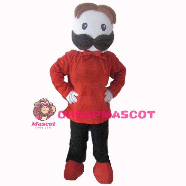 Pringles Guy Mascot Costume