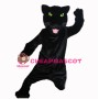 Howling Black Leopard Mascot Costume