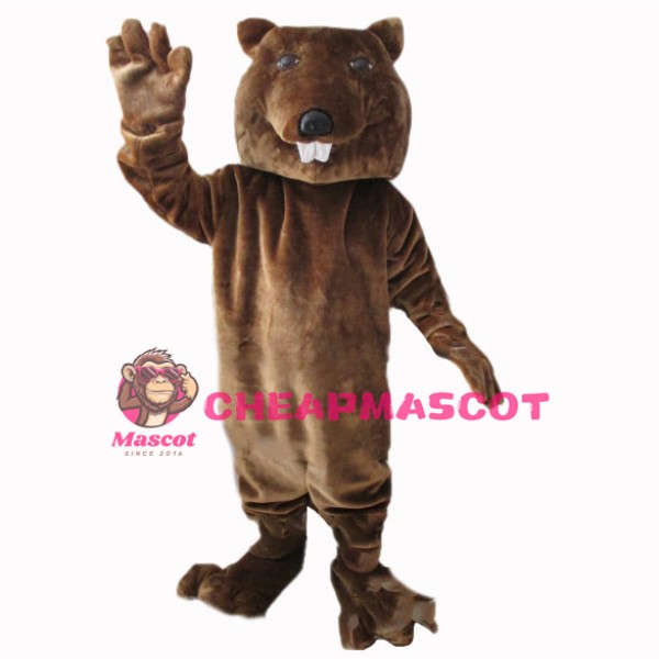 Simple Version Of The Beaver Mascot Costume