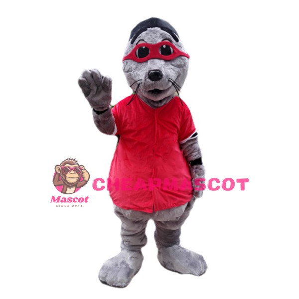 Friendly Sea Lion Swimmer Mascot Costume 