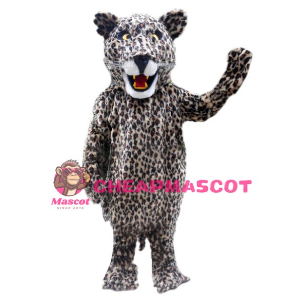 Friendly Leopard Mascot Costume 