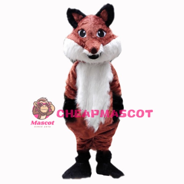 Long Plush Fox Mascot Costume 