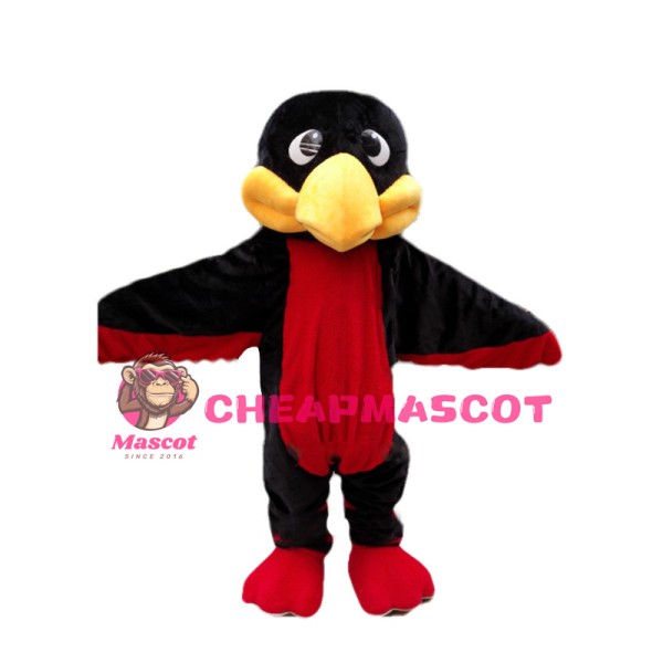 Maroon Oriole Bird Mascot Costume 