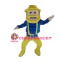 Power Muscly Cowboy Mascot Costume 