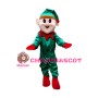 Friendly Christmas Elf Mascot Costume 