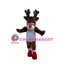 Adorable Christmas Elk Mascot Costume 