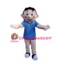 Shy Boy Mascot Costume 