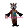 Cheerful Fox Animal Mascot Costume