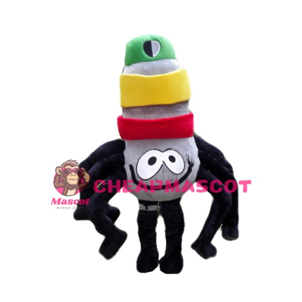 Cartoon Colorful Spider Mascot Costume