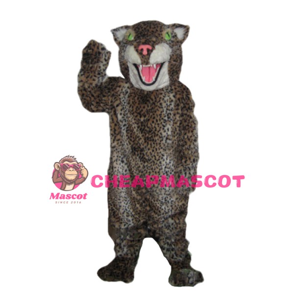 Howling Leopard Mascot Costume