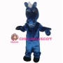 Royal Blue Horse Mascot Costume 