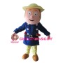 Simple Version Of Fireman Sam Mascot Costume 