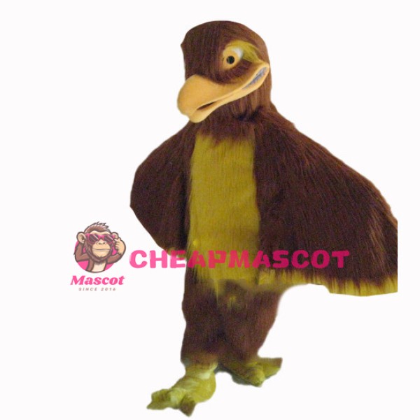 Advanced Hawk Long Fur Mascot Costume 