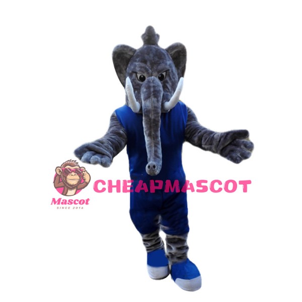Sports Elephant School Mascot Adult Costume 