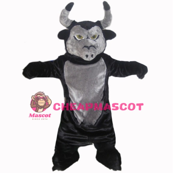 Angry Bull Mascot Adult Costume 
