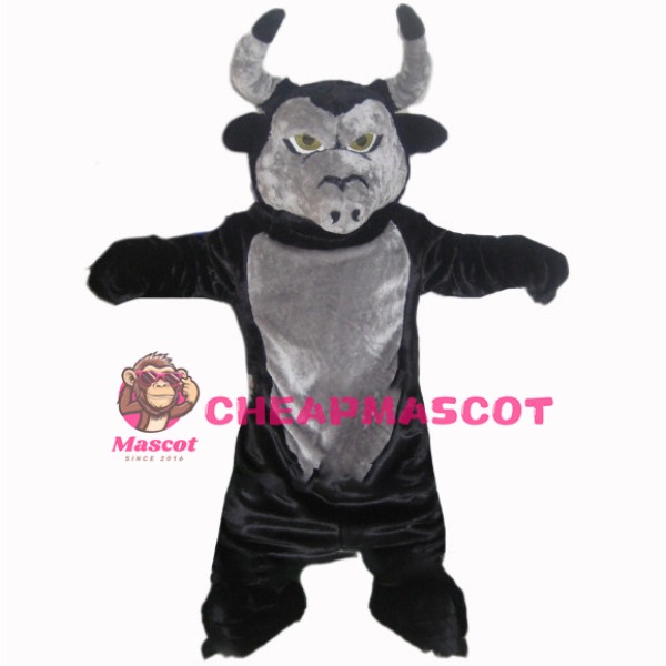 Angry Bull Mascot Adult Costume 