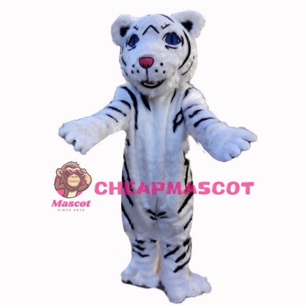 Original Baby White Tiger Animal Mascot Costume 