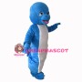 Cute Blue Baby Dragon Mascot Costume 