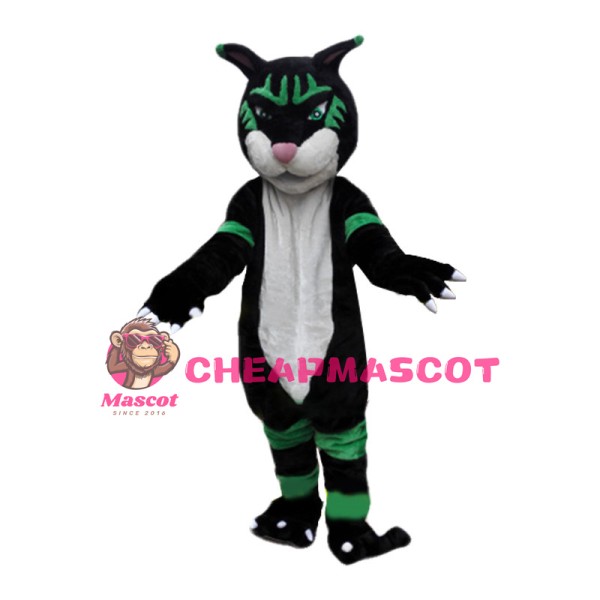 Fantasy Black Tiger Mascot Costume 