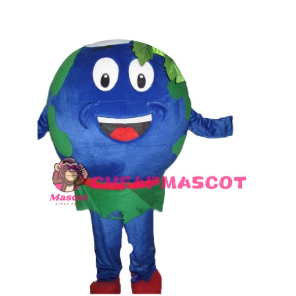 Deluxe Cartoon Earth Mascot Costume 