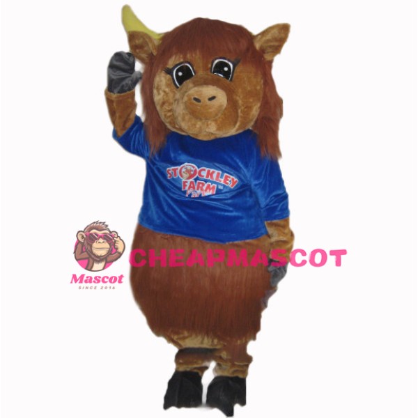Stockley Farm Park Hilary The Highland Cow Mascot Costume 
