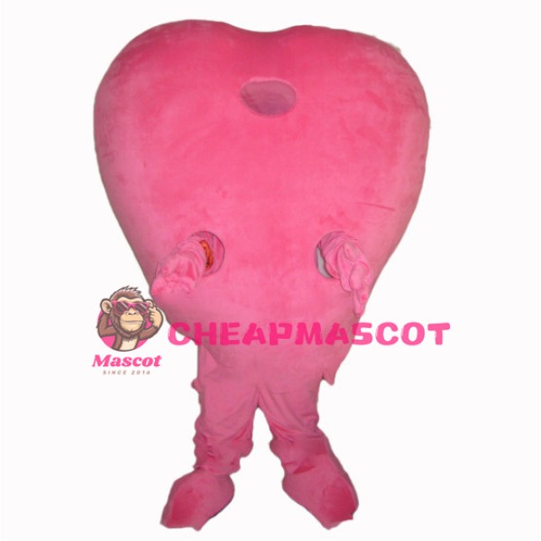 Deluxe Pink Heart Mascot Costume 