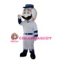 Optimistic Cartoon Bowling Man Mascot Costume 