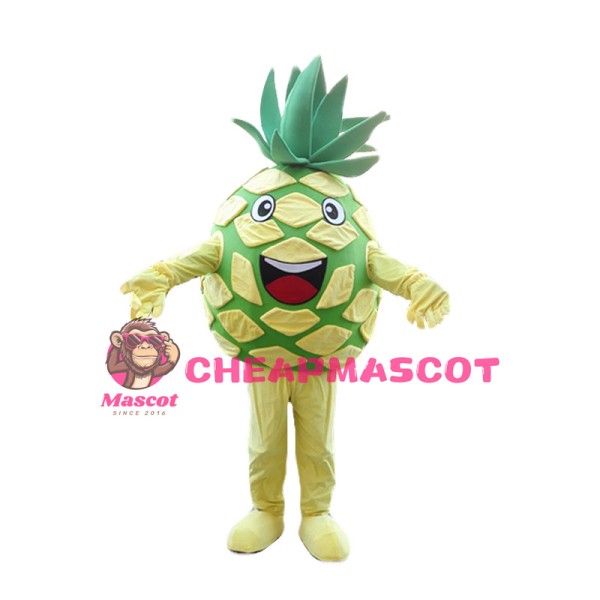 Deluxe Cartoon Pineapple Mascot Costume 