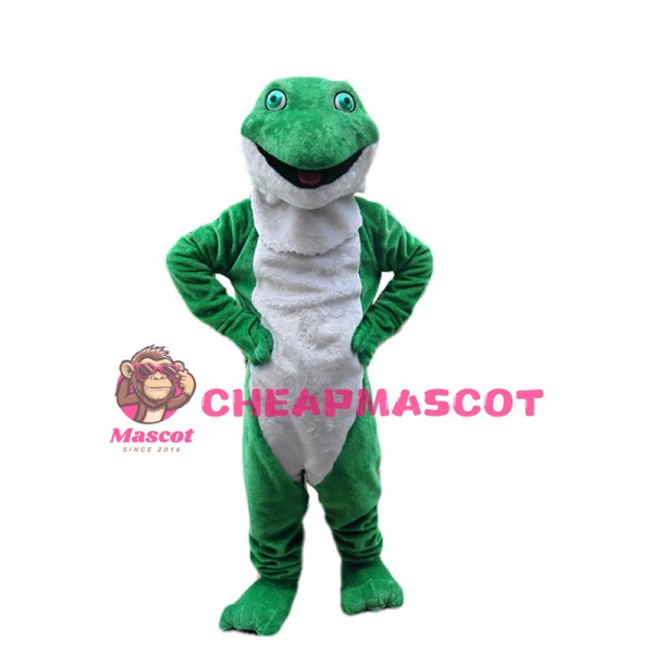 Green Snake Mascot Costume 