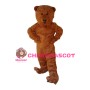 Big Brown Bear Long Fur Mascot Costume 