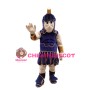Purple Spartan Warrior Mascot Costume