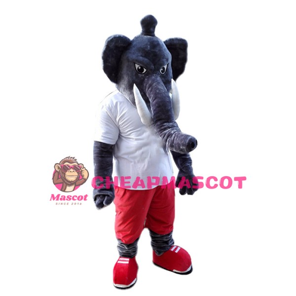 Fierce Power Elephant Mascot Costume 