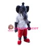 Fierce Power Elephant Mascot Costume 